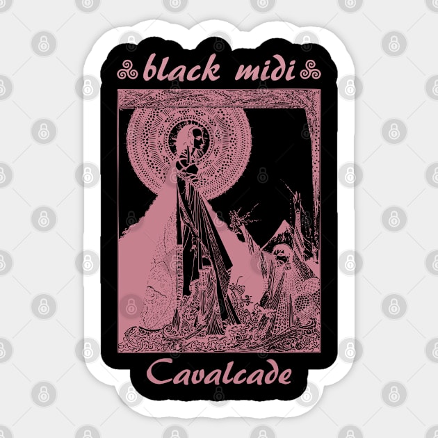 Black Midi ✅ Cavalcade Sticker by reyboot